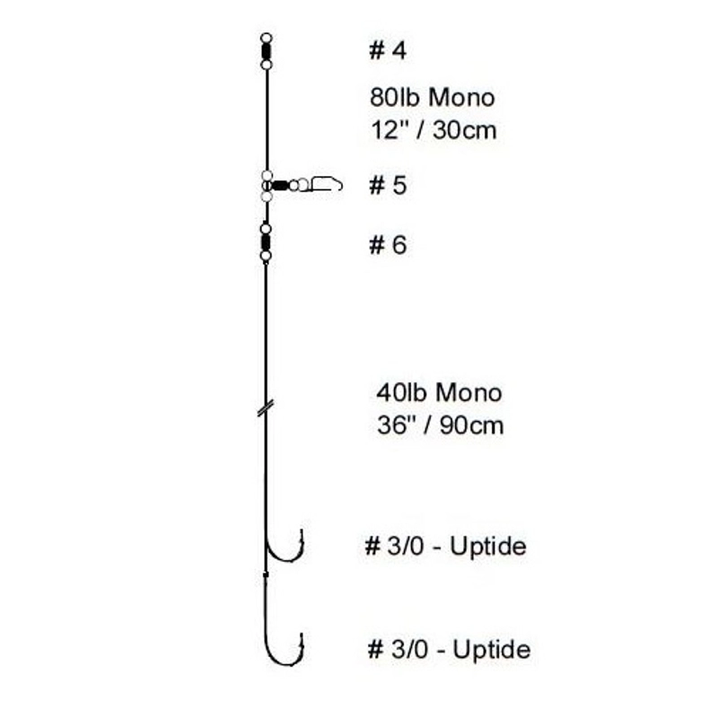 Cox & Rawle Smoothhound Pennel Rig 3/0